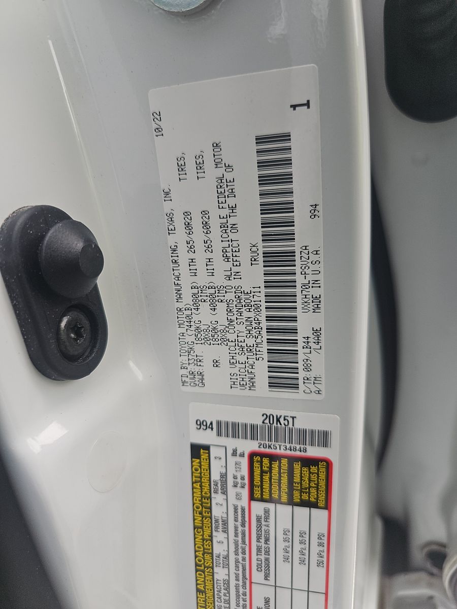 2023 Toyota Tundra Hybrid 1794 Edition RWD