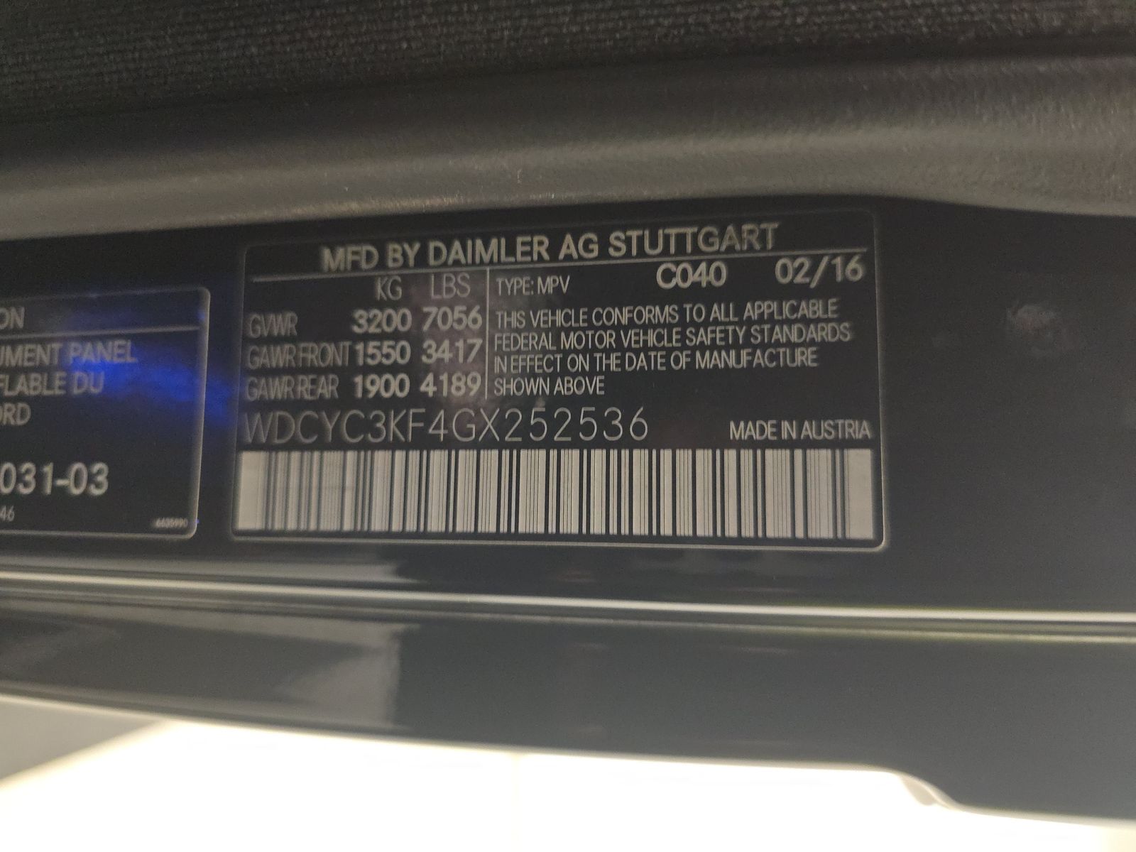 2016 Mercedes-Benz G-Class G 550 AWD