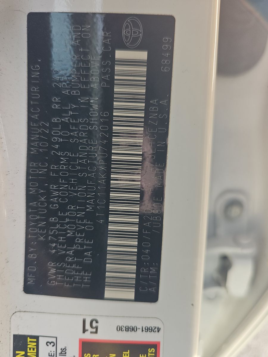 2023 Toyota Camry LE FWD