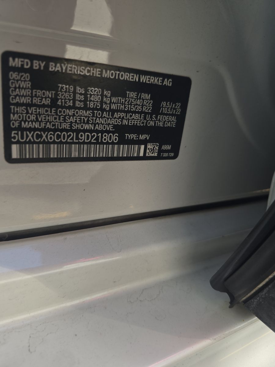 2020 BMW X7 M50i AWD