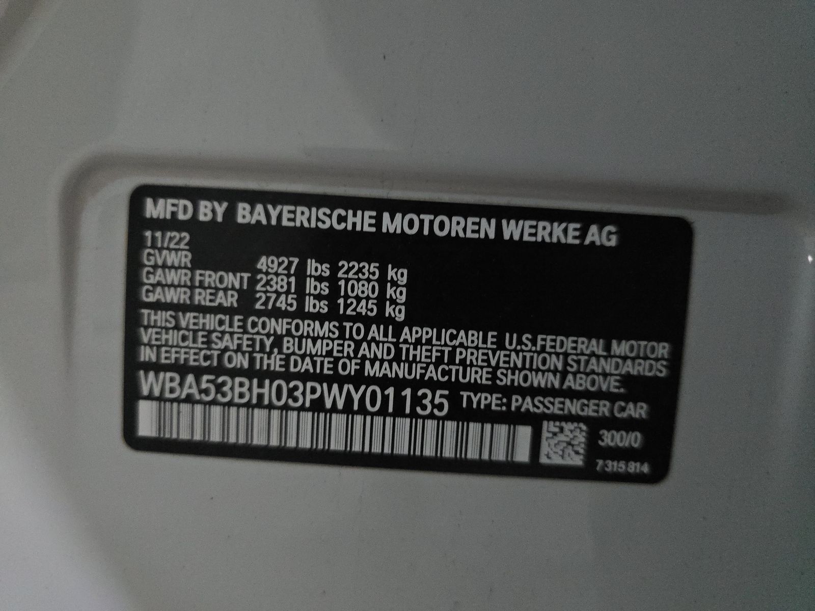 2023 BMW 5 Series 530i RWD