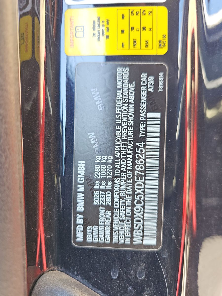 2013 BMW M3 Base RWD