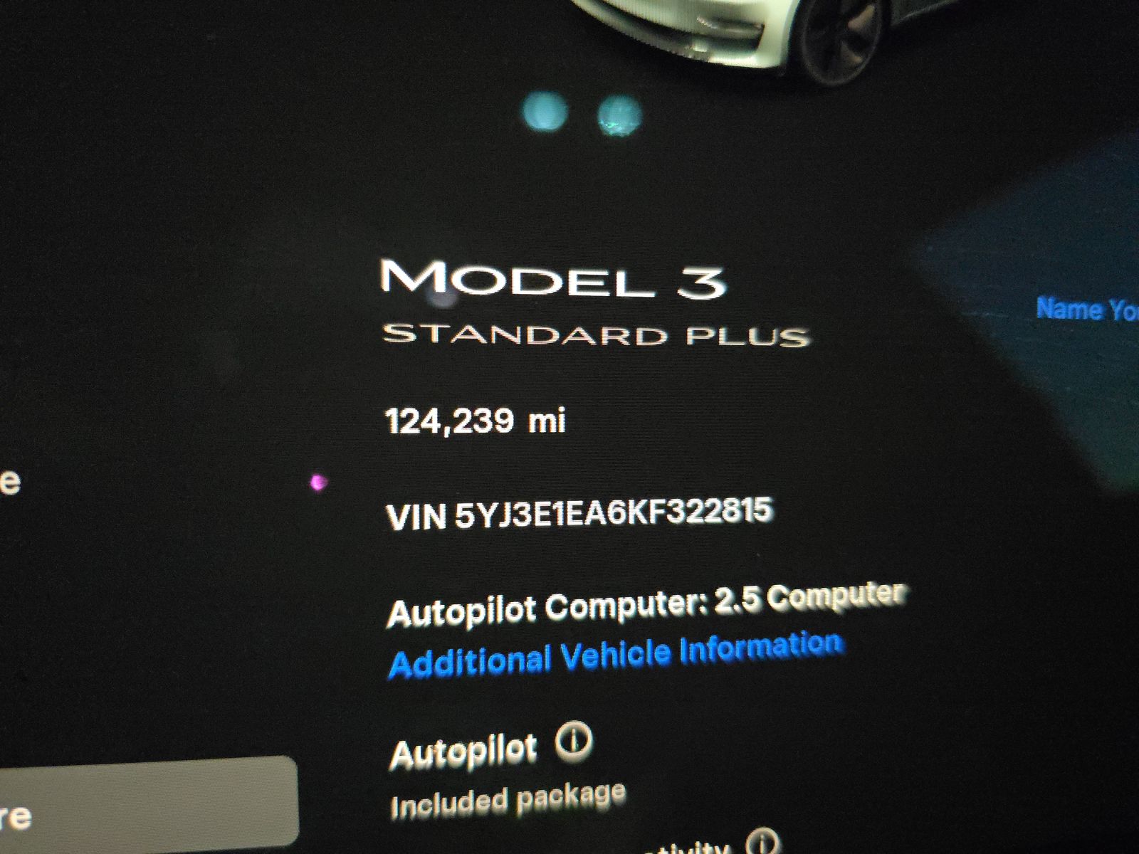 2019 Tesla Model 3 Standard Range FWD