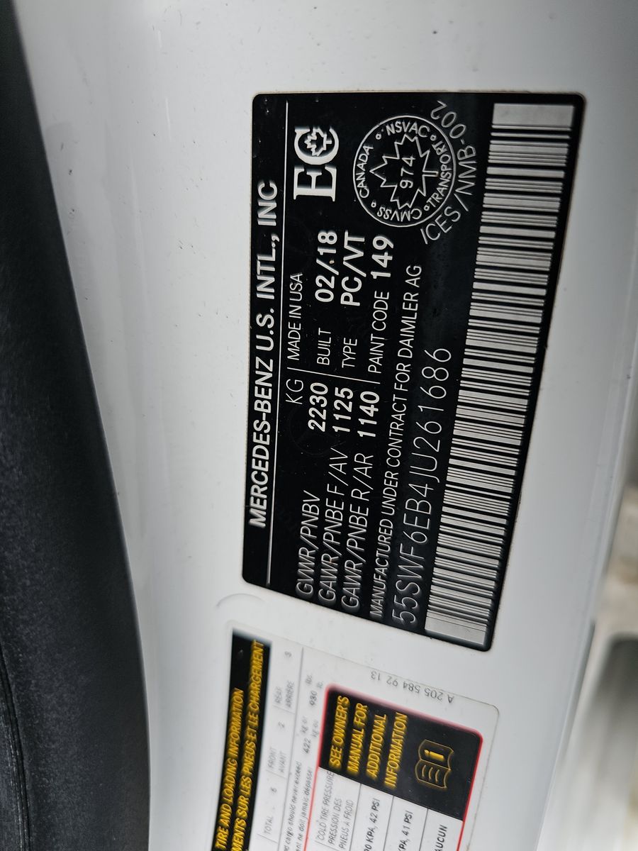 2018 Mercedes-Benz C-Class AMG C 43 AWD