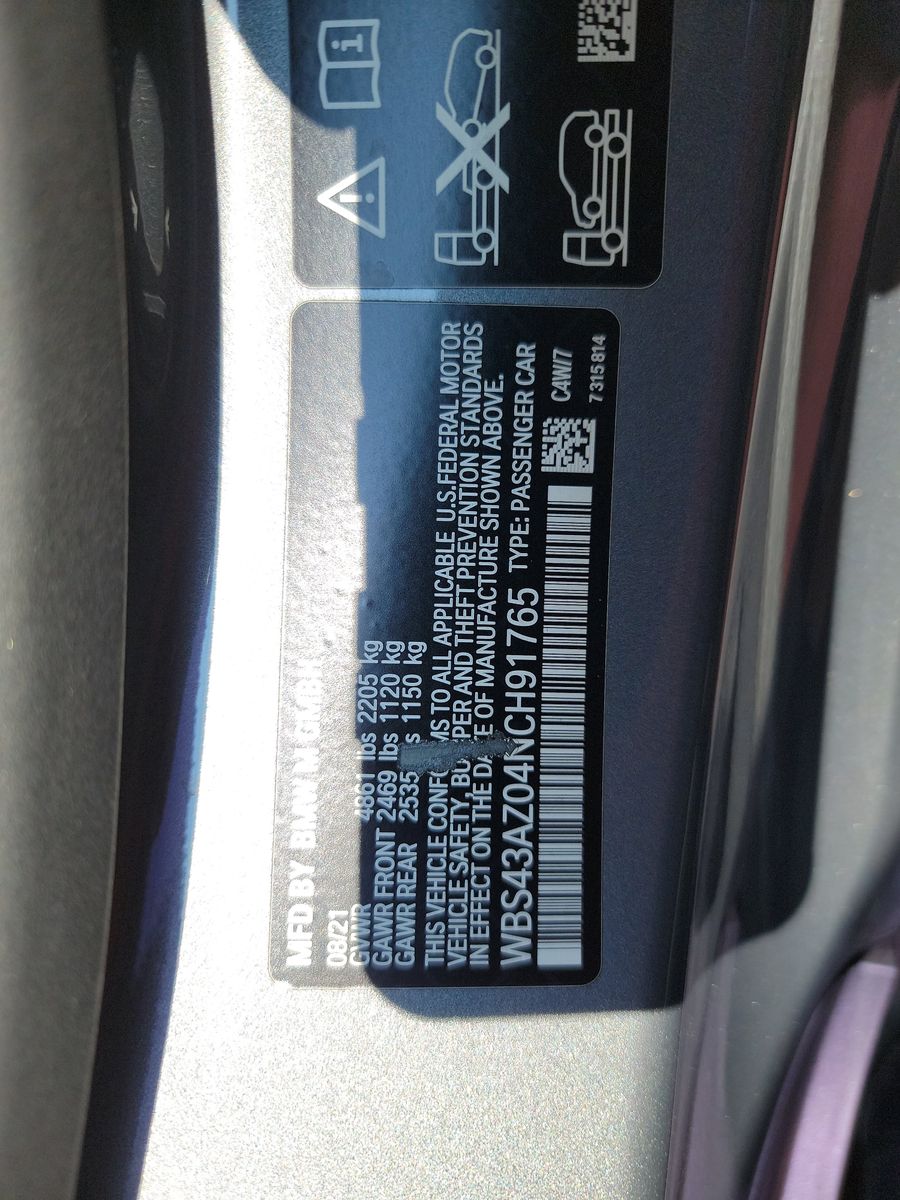 2022 BMW M4 Competition xDrive AWD