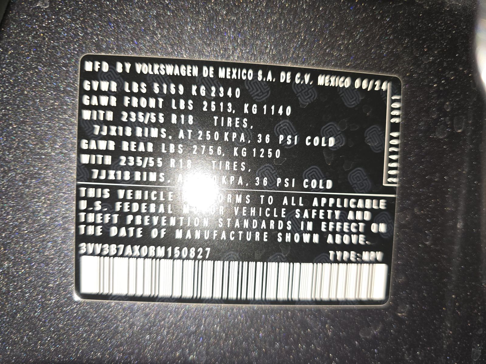 2024 Volkswagen Tiguan 2.0T SE FWD