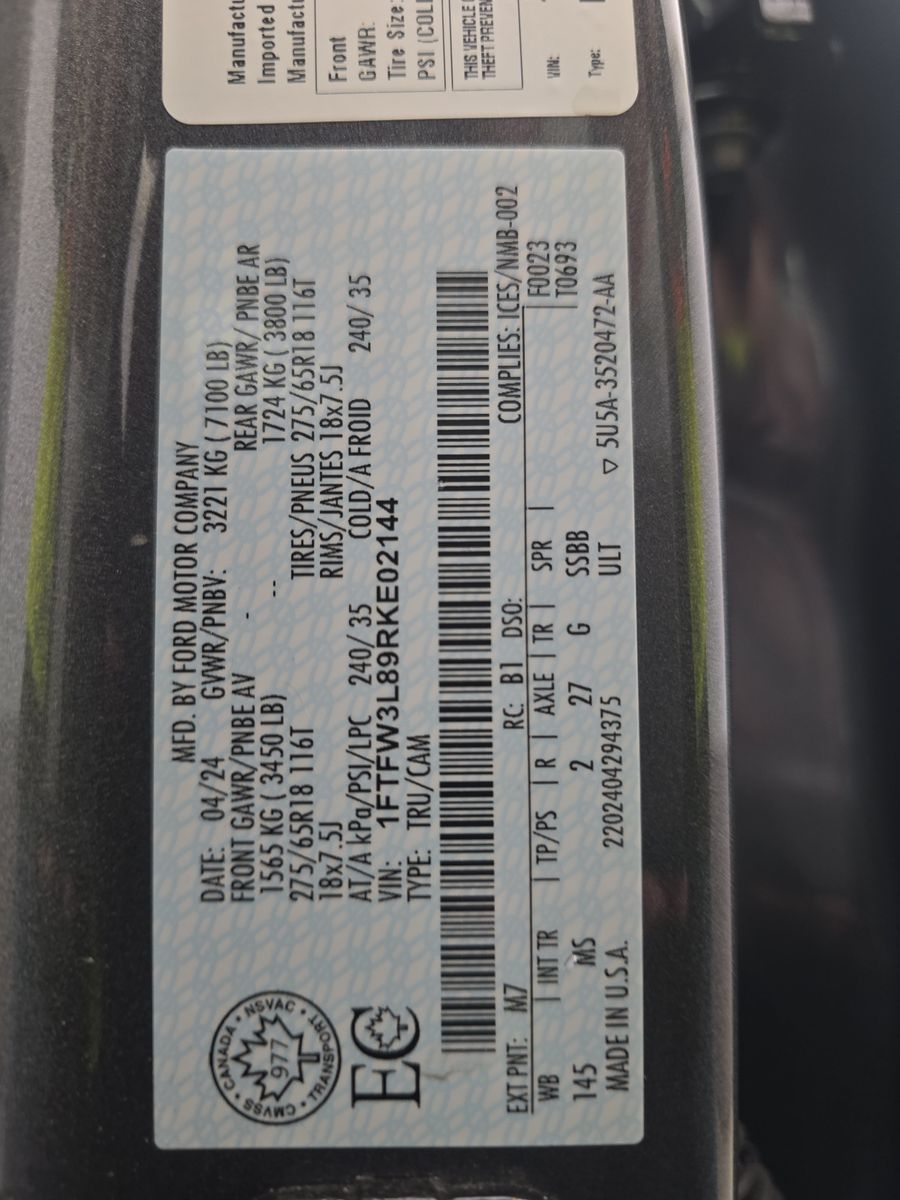 2024 Ford F-150 XLT AWD