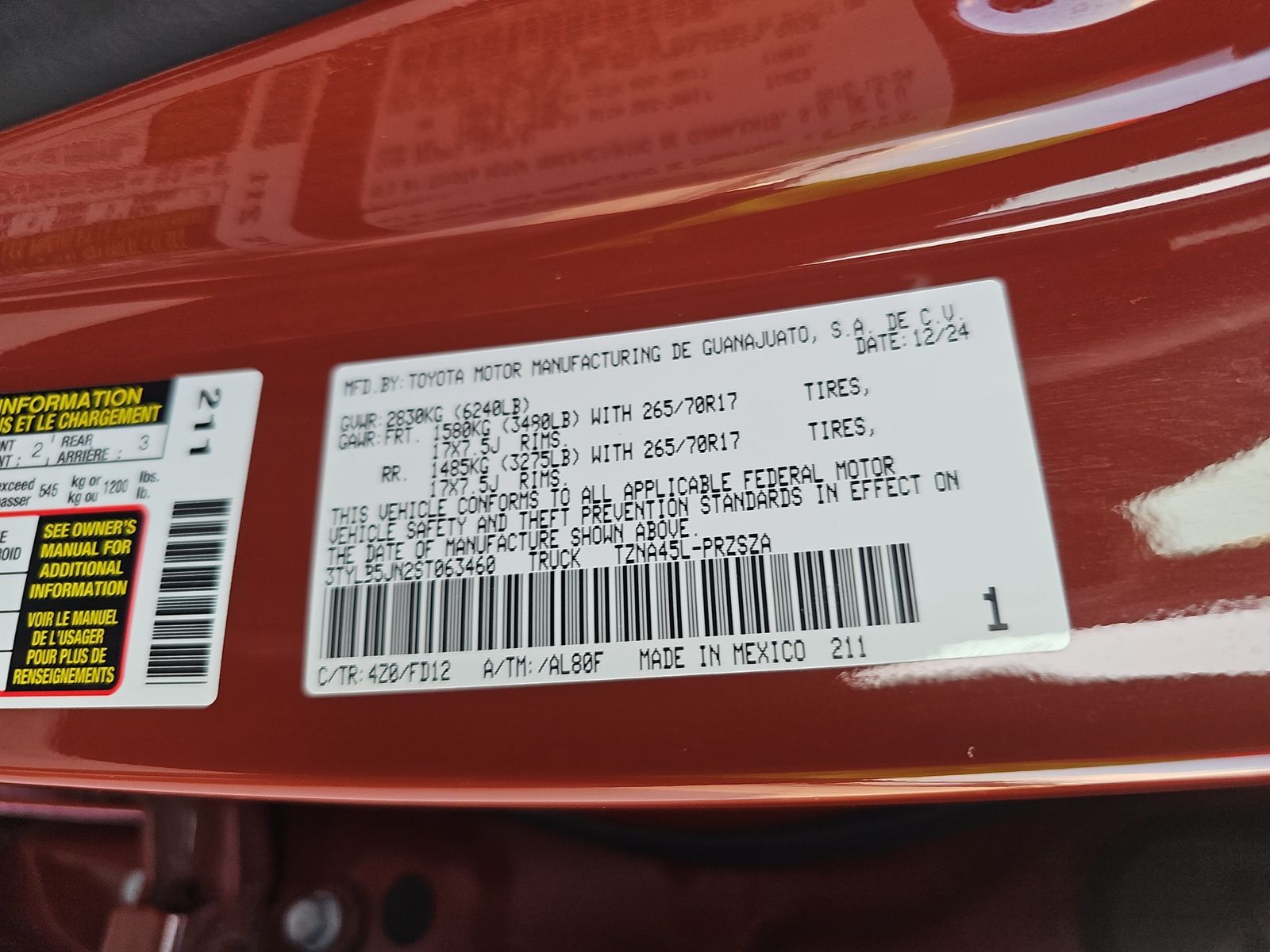 2025 Toyota Tacoma TRD Off-Road AWD