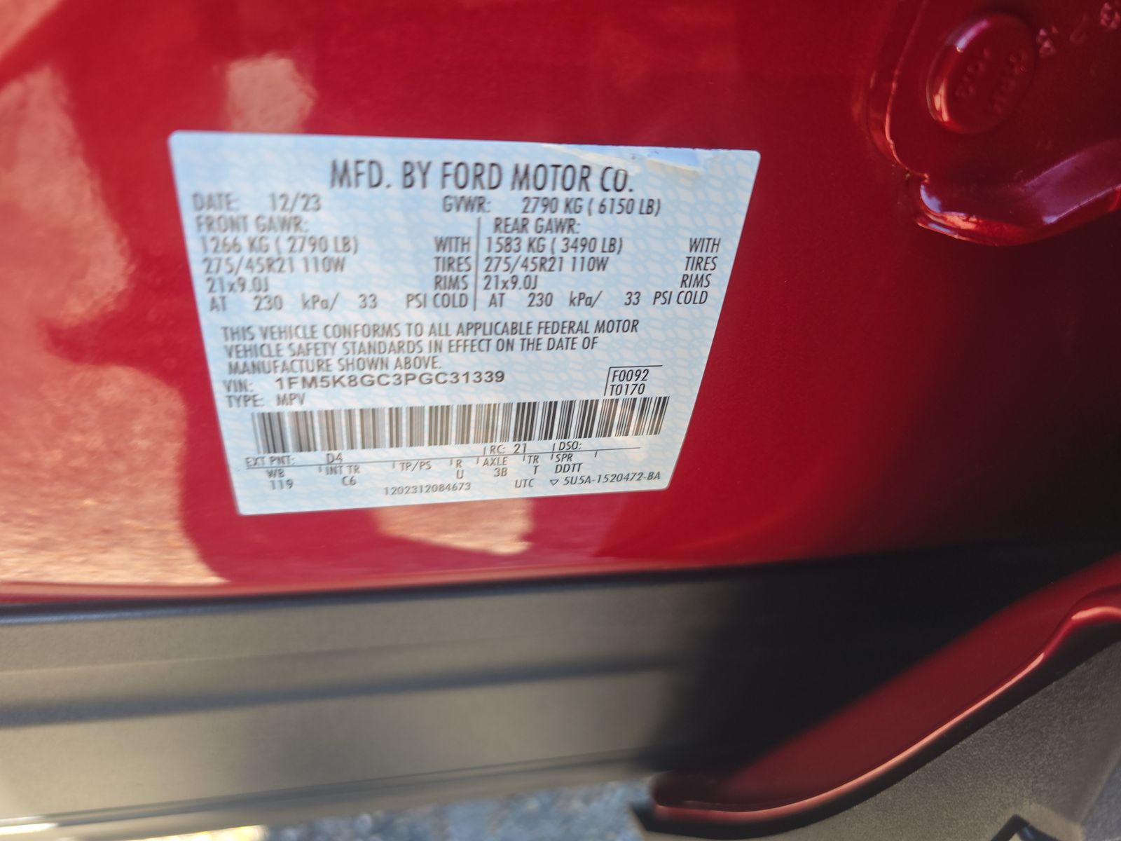 2023 Ford Explorer ST AWD