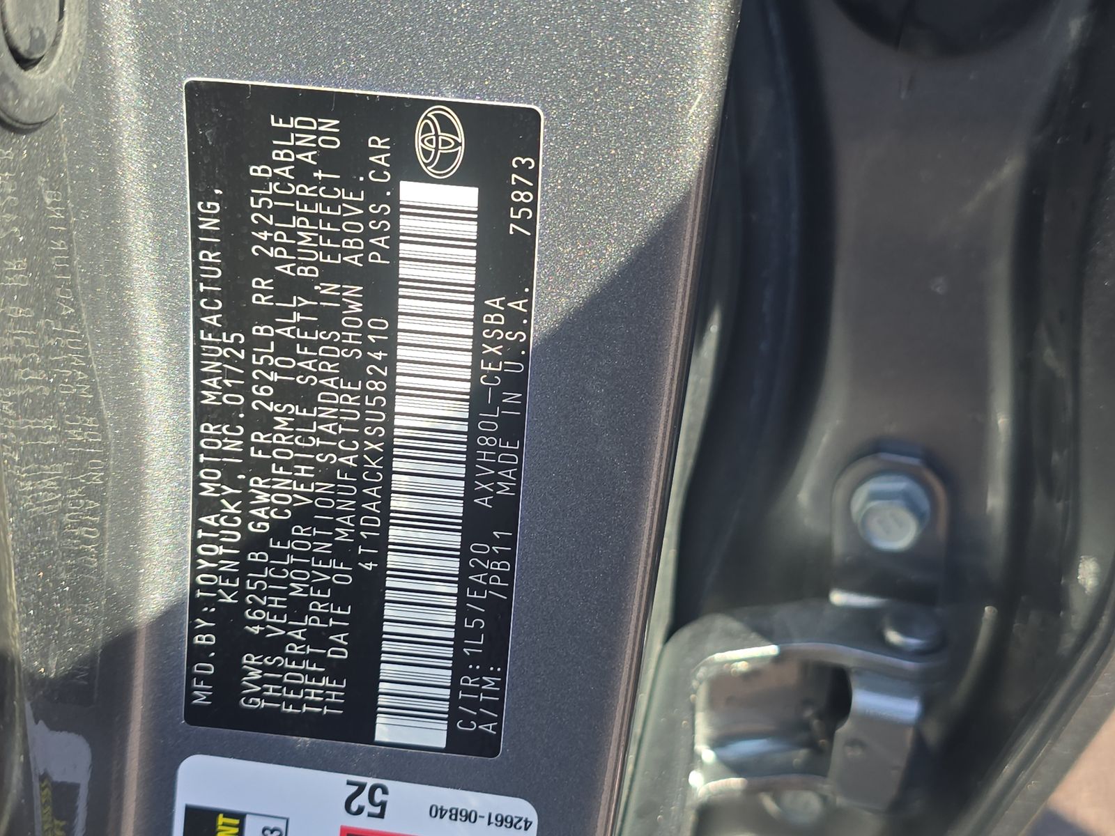 2025 Toyota Camry SE FWD