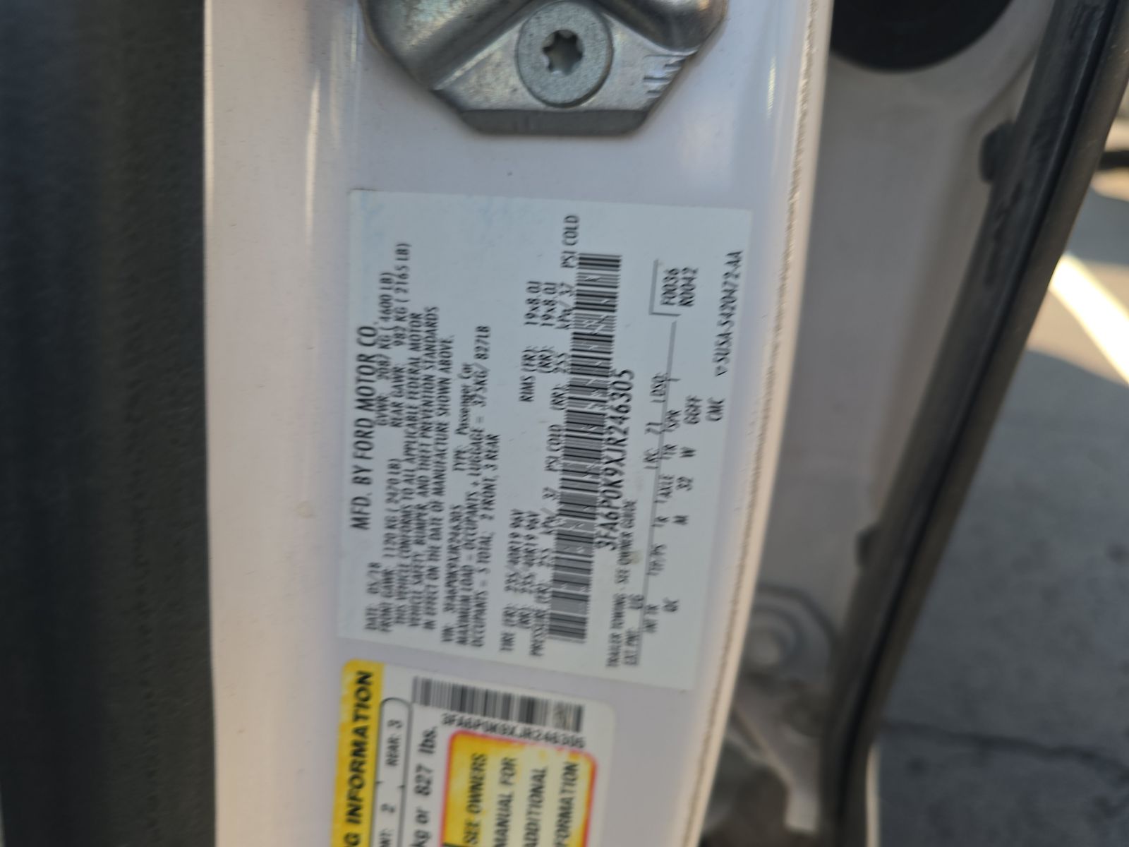 2018 Ford Fusion Platinum FWD