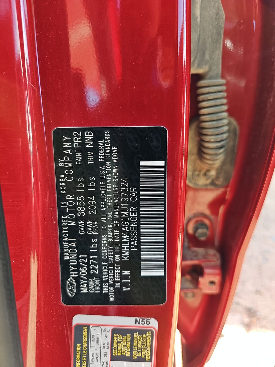 2021 Hyundai Elantra SEL FWD