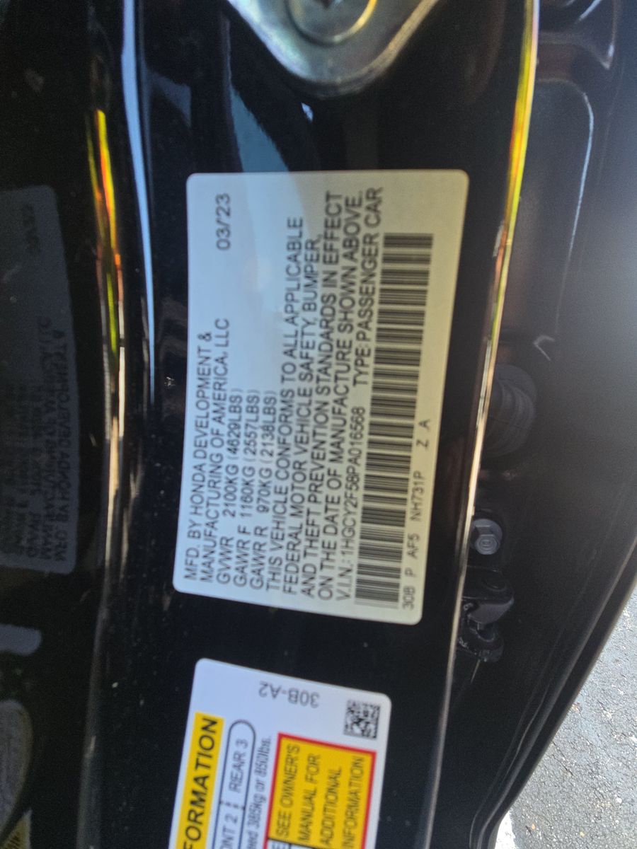 2023 Honda Accord Hybrid Sport FWD