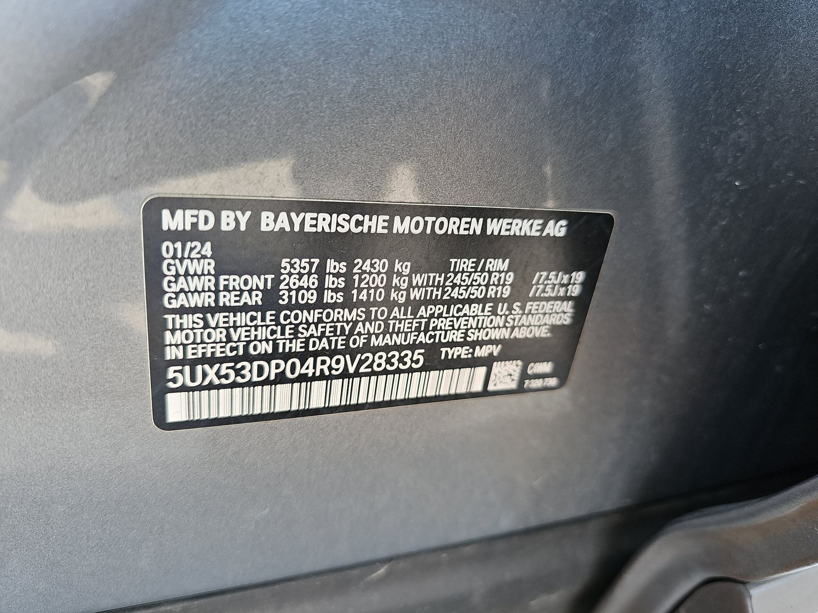 2024 BMW X3 xDrive30i AWD