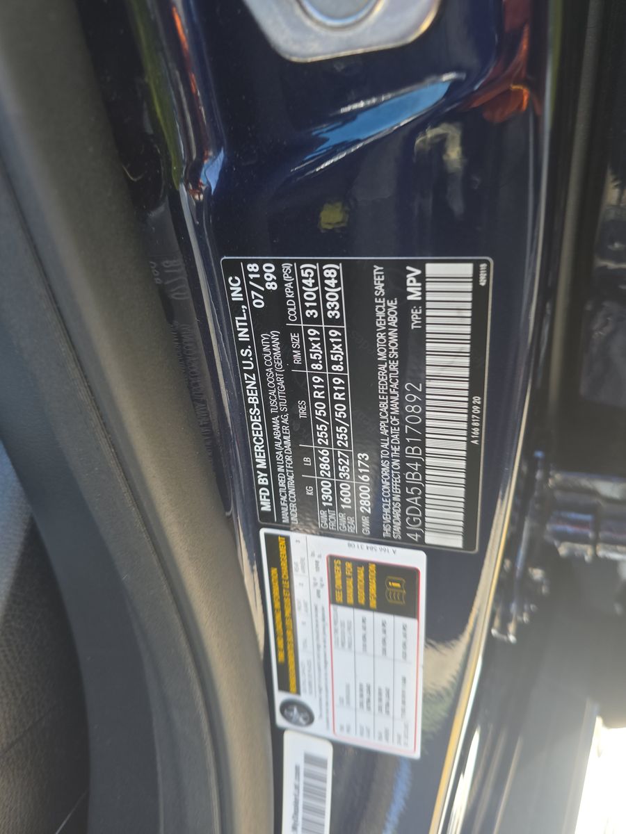 2018 Mercedes-Benz GLE GLE 350 RWD