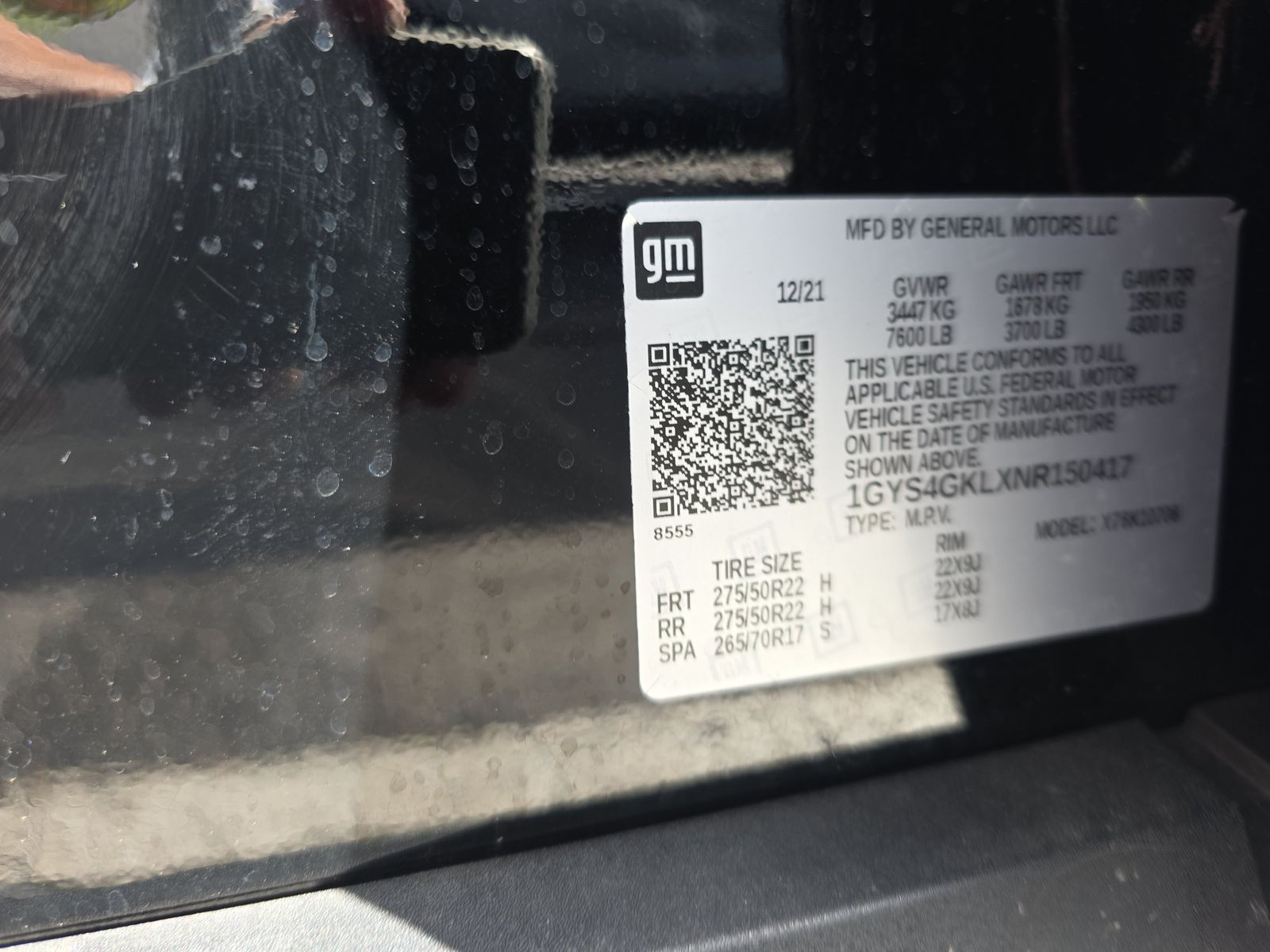 2022 Cadillac Escalade Sport Platinum AWD