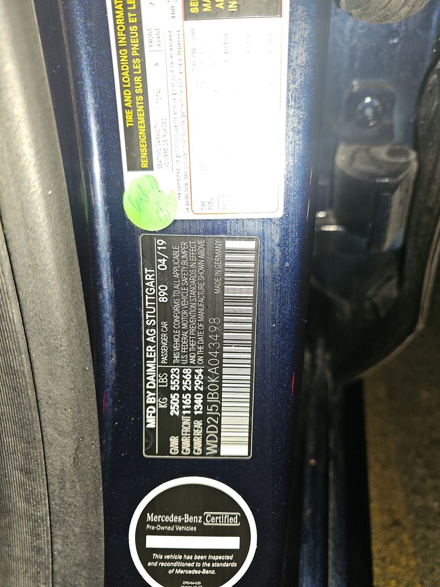 2019 Mercedes-Benz CLS CLS 450 RWD