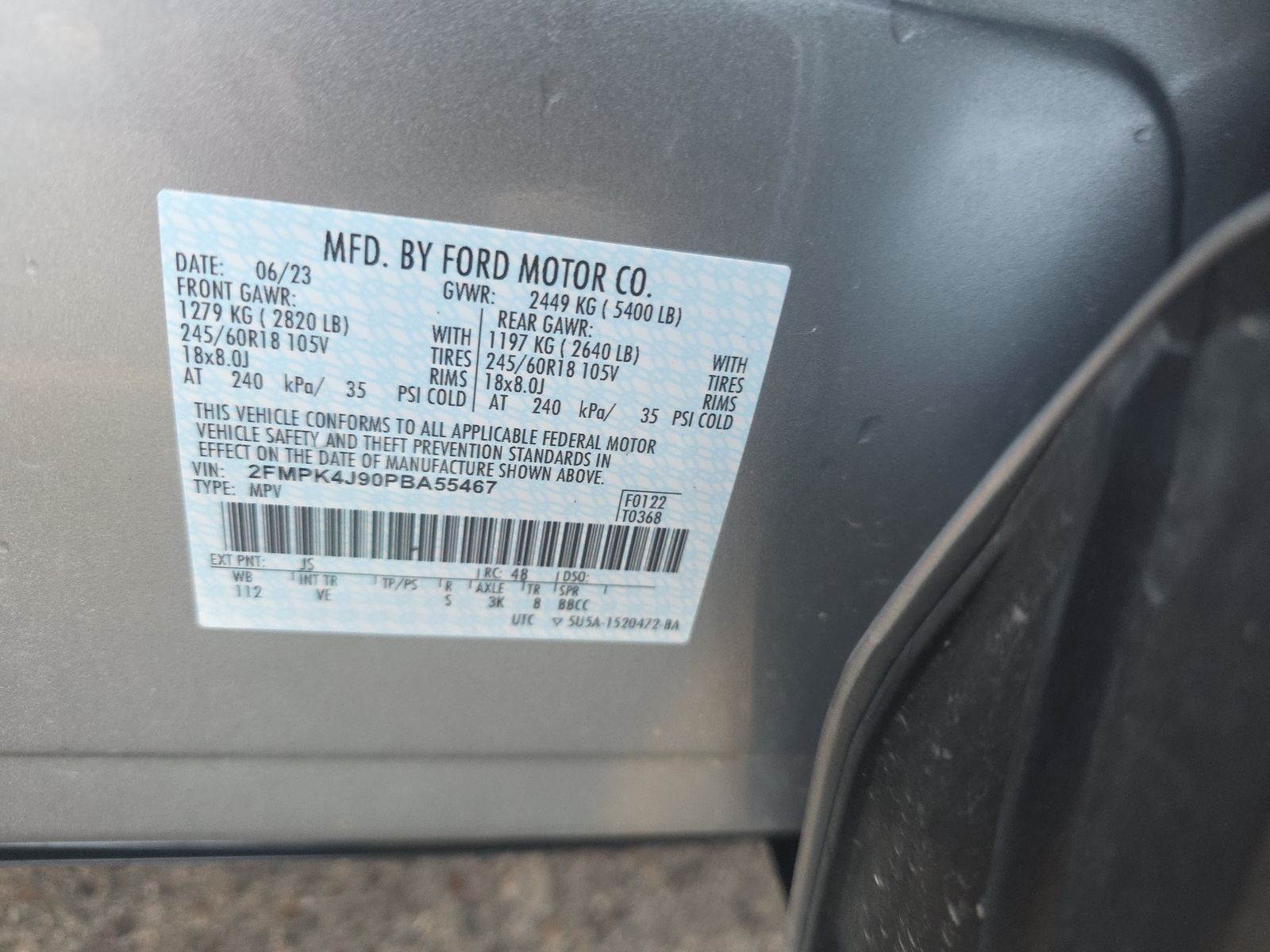 2023 Ford Edge SEL AWD