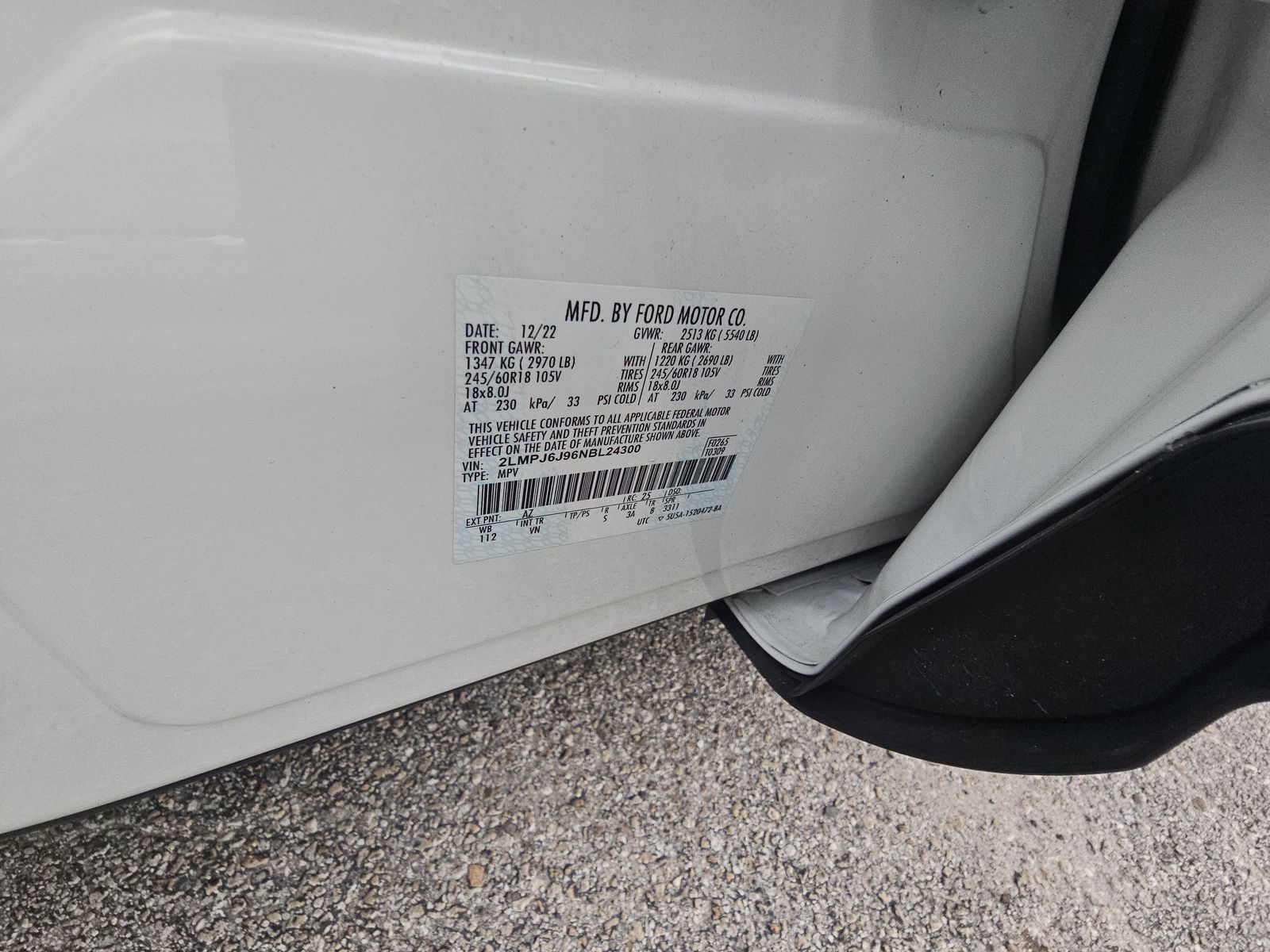2022 Lincoln Nautilus Standard FWD