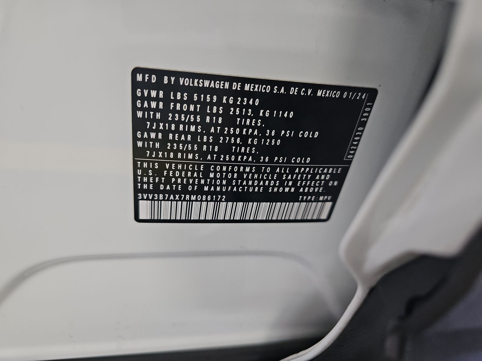 2024 Volkswagen Tiguan 2.0T SE FWD