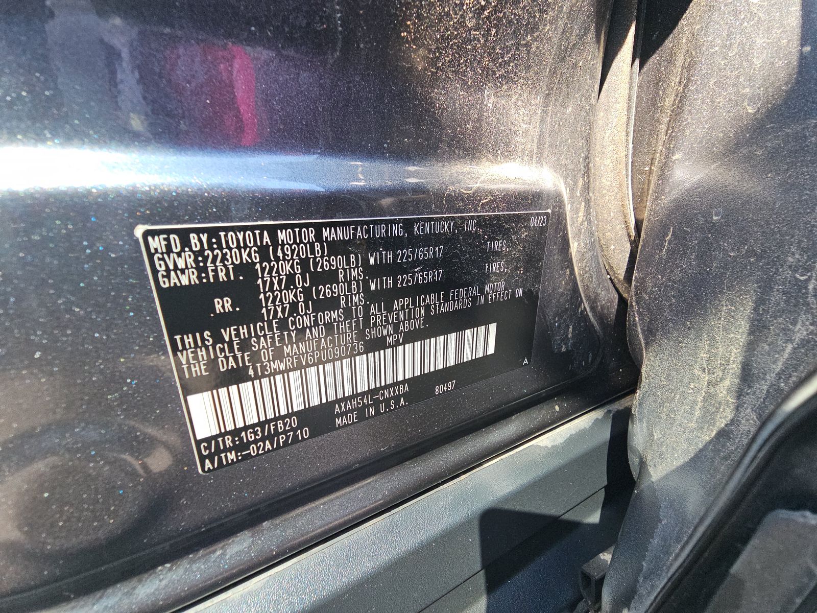 2023 Toyota RAV4 Hybrid LE AWD