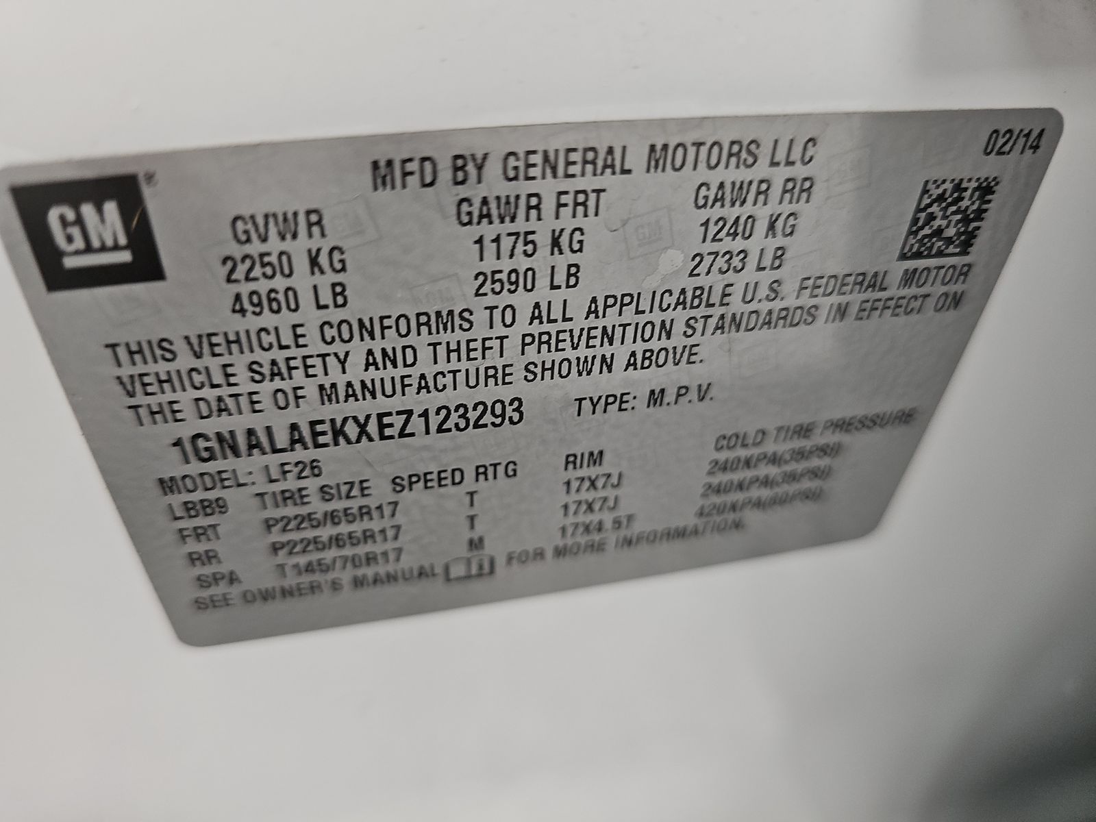 2014 Chevrolet Equinox LS FWD