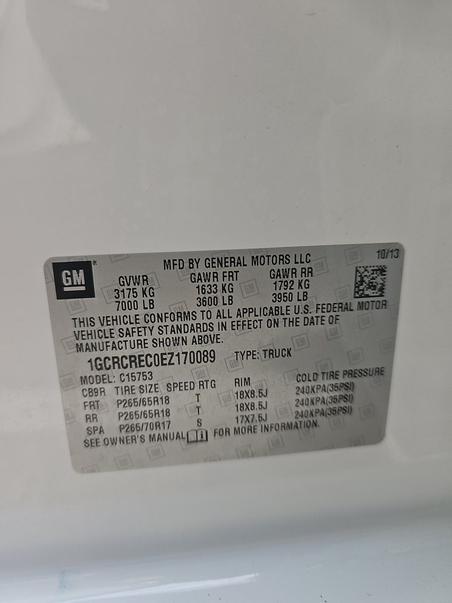 2014 Chevrolet Silverado 1500 LT RWD