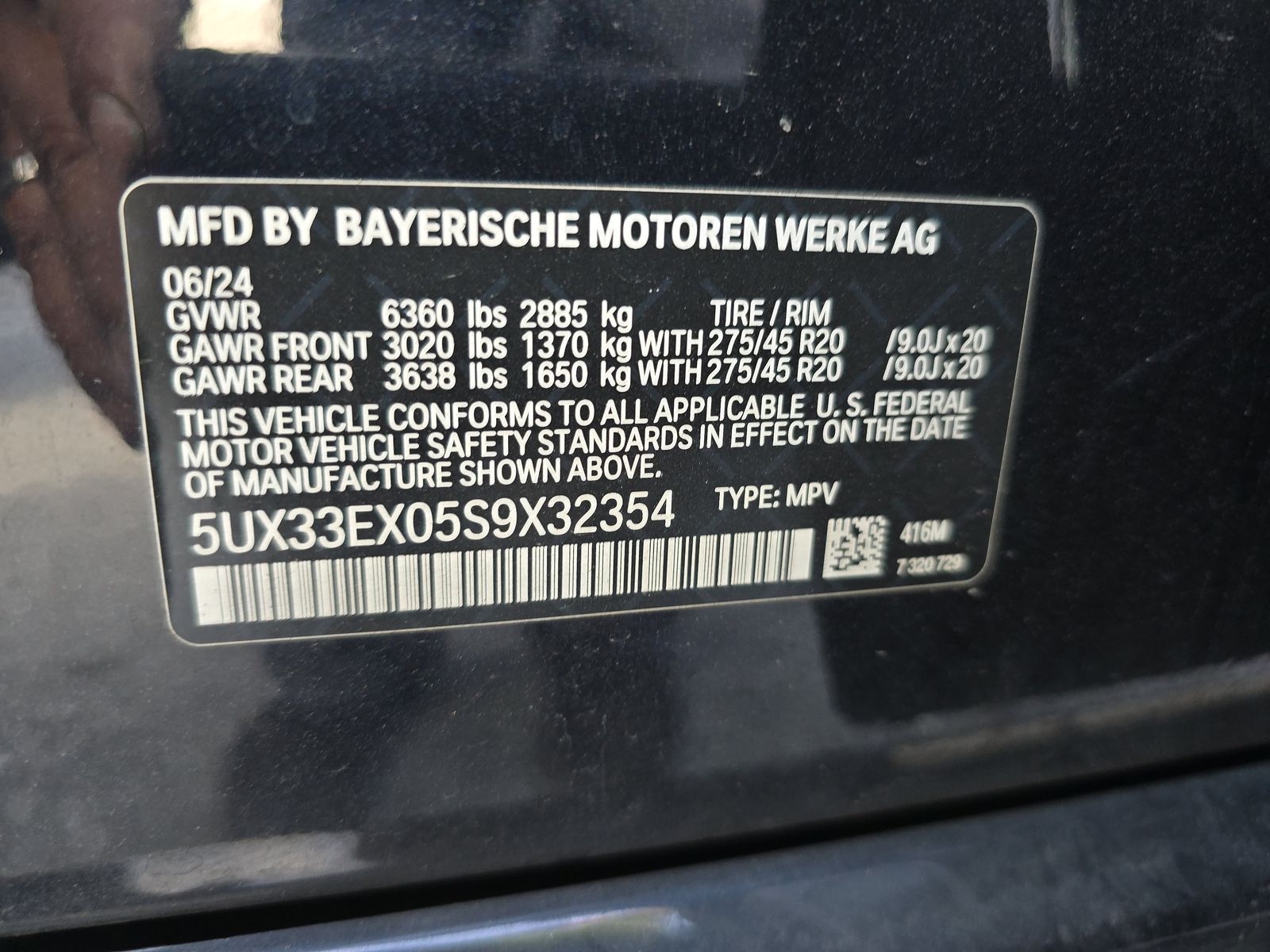 2025 BMW X6 xDrive40i AWD