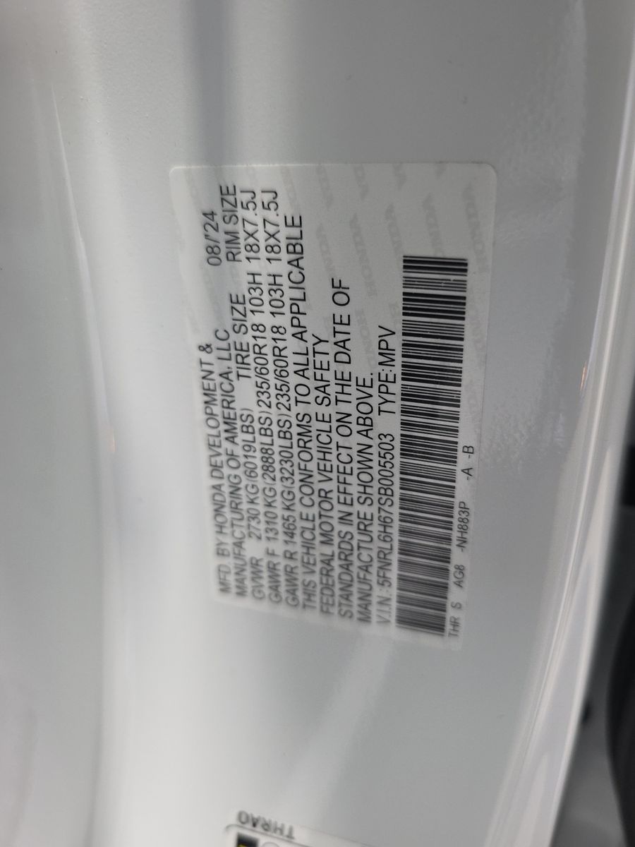 2025 Honda Odyssey EX-L FWD