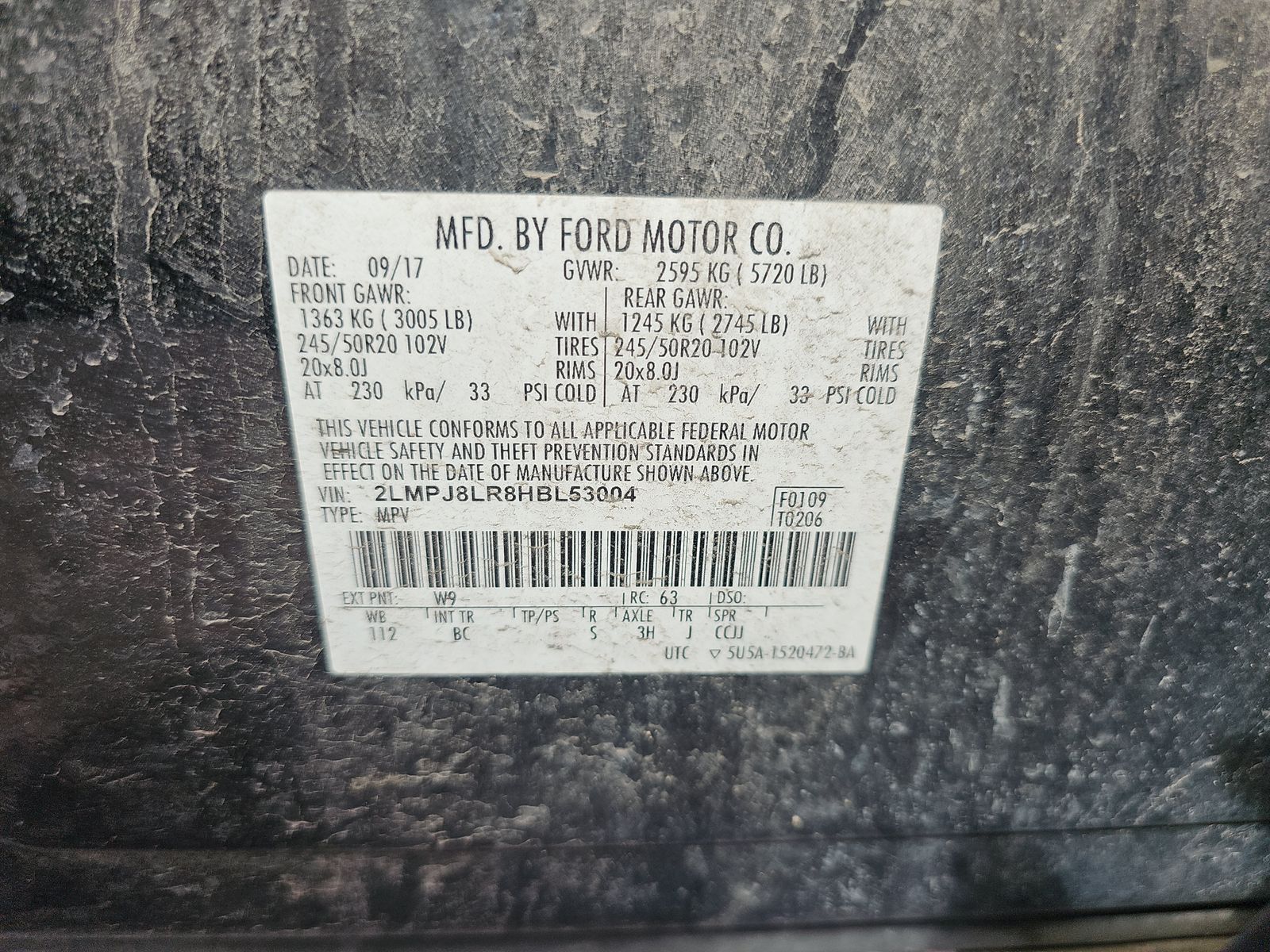 2017 Lincoln MKX Reserve AWD