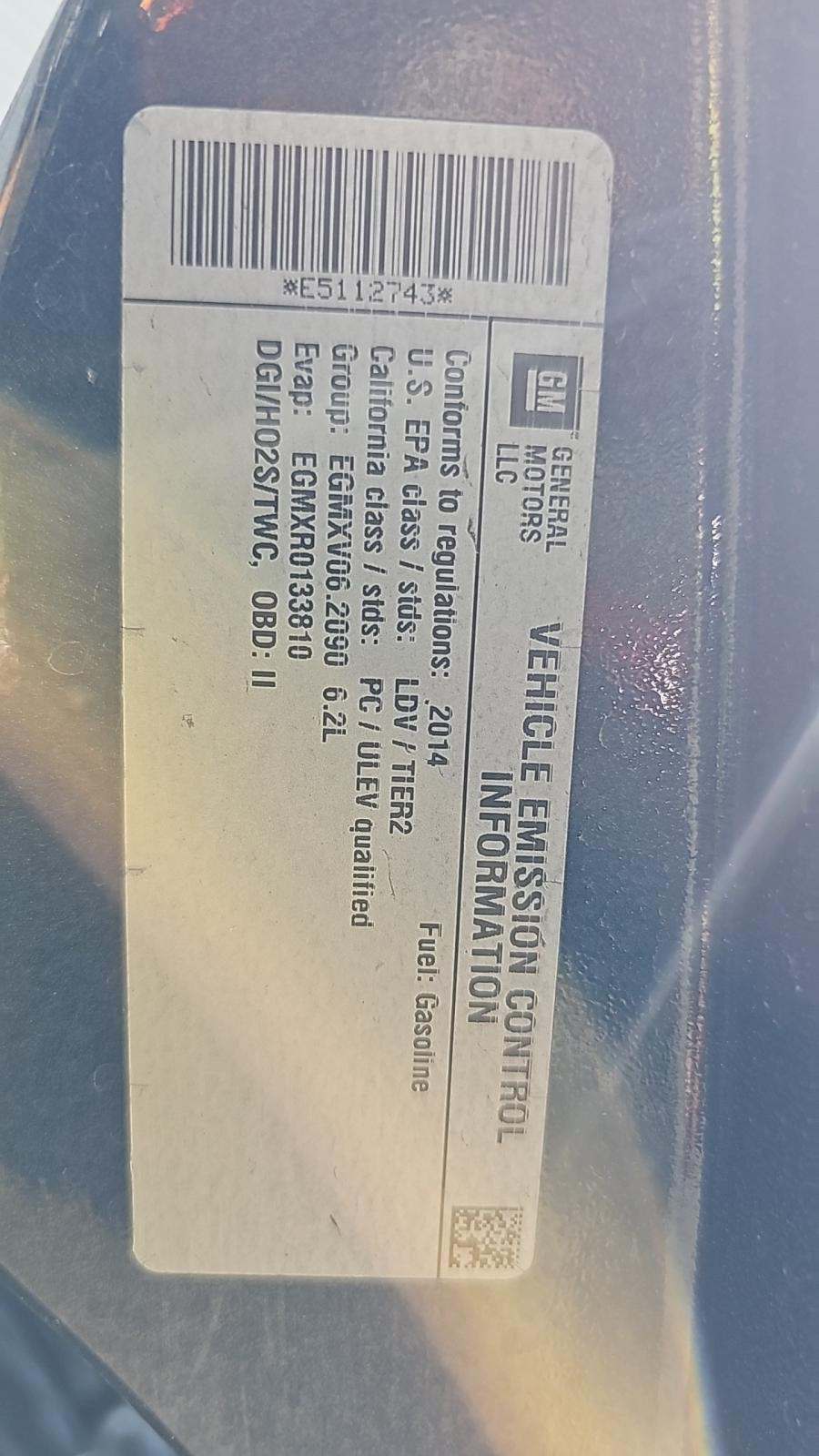 2014 Chevrolet Corvette Stingray Z51 RWD