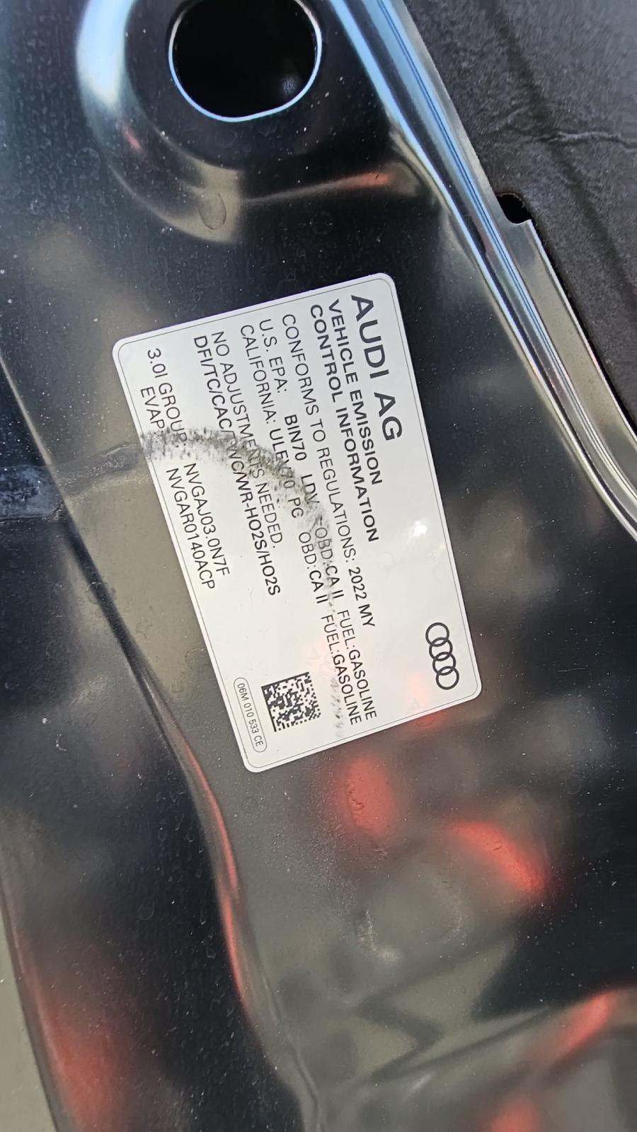 2022 Audi S5 Premium Plus AWD
