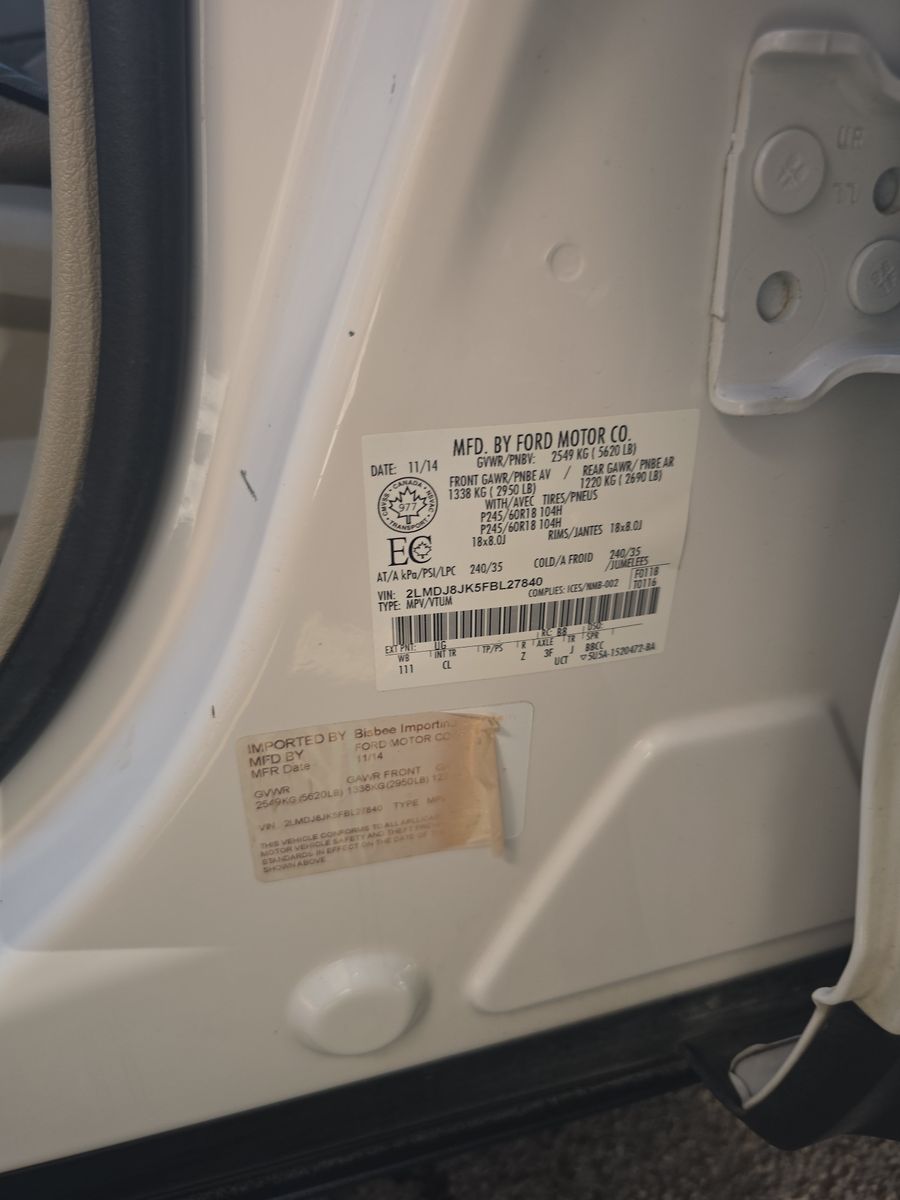 2015 Lincoln MKX Base AWD