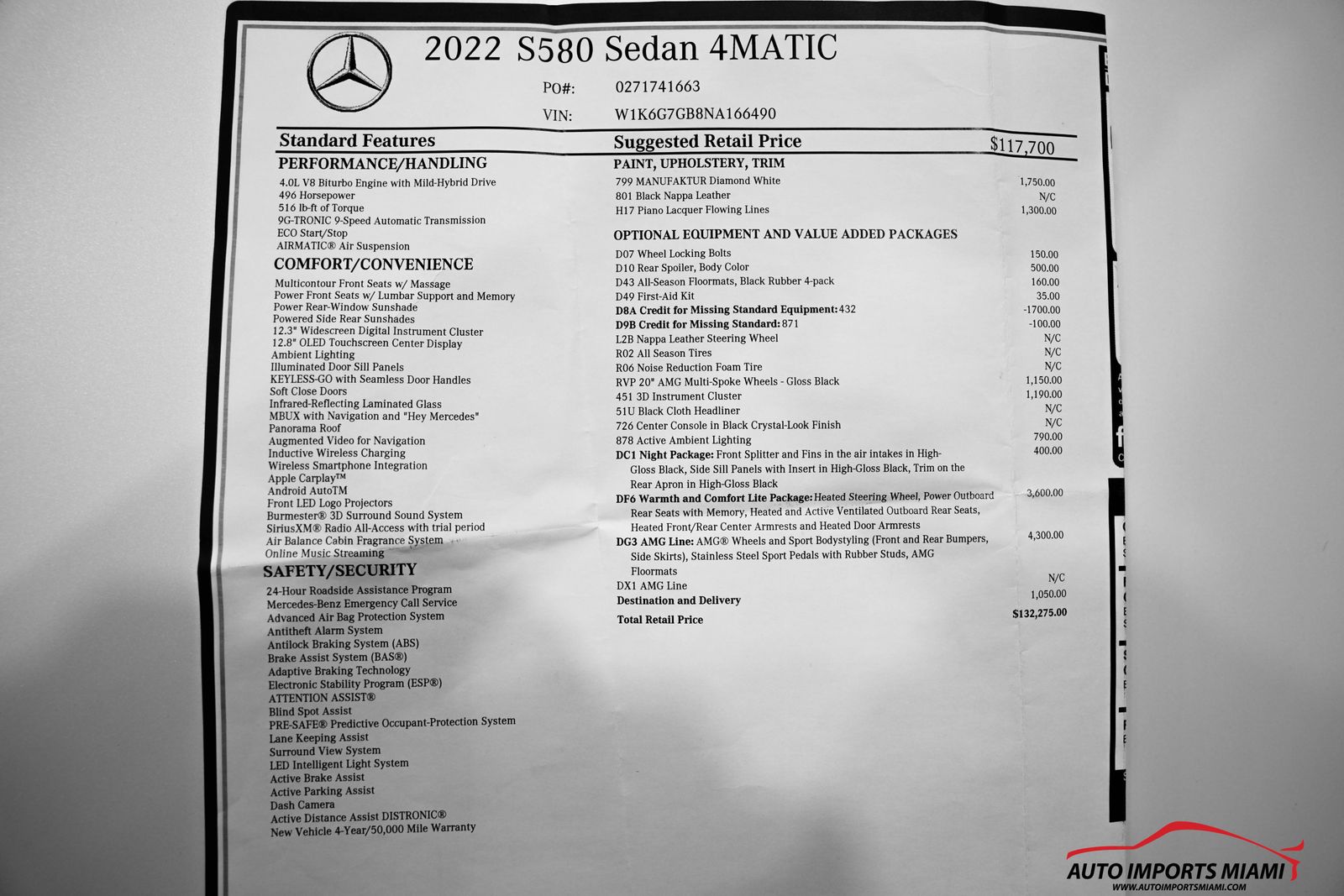 2022 Mercedes-Benz S-Class S 580 AWD