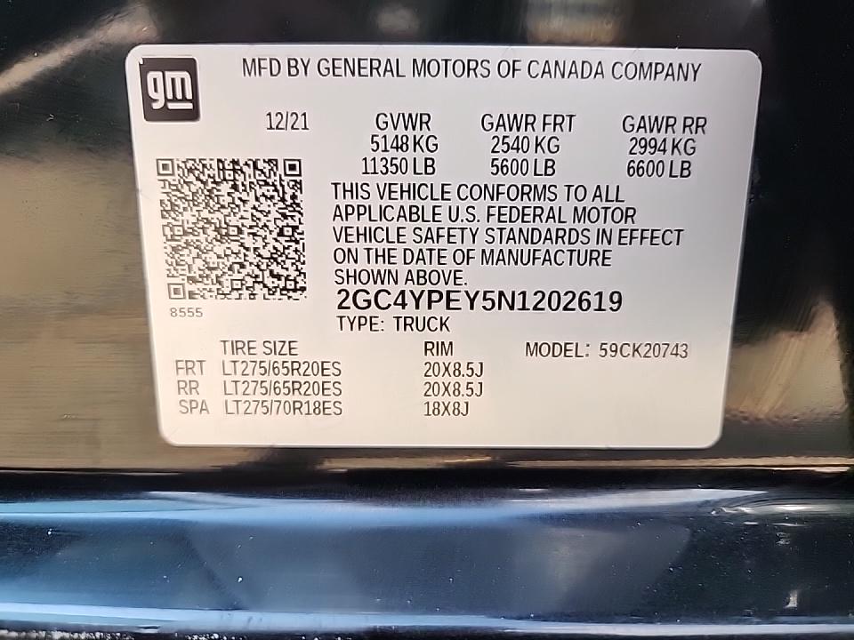 2022 Chevrolet Silverado 2500HD LTZ AWD