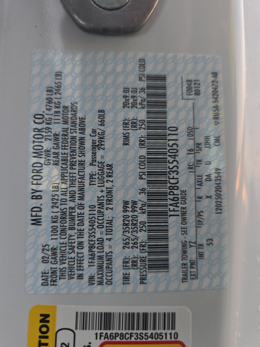 2025 Ford Mustang GT Premium RWD