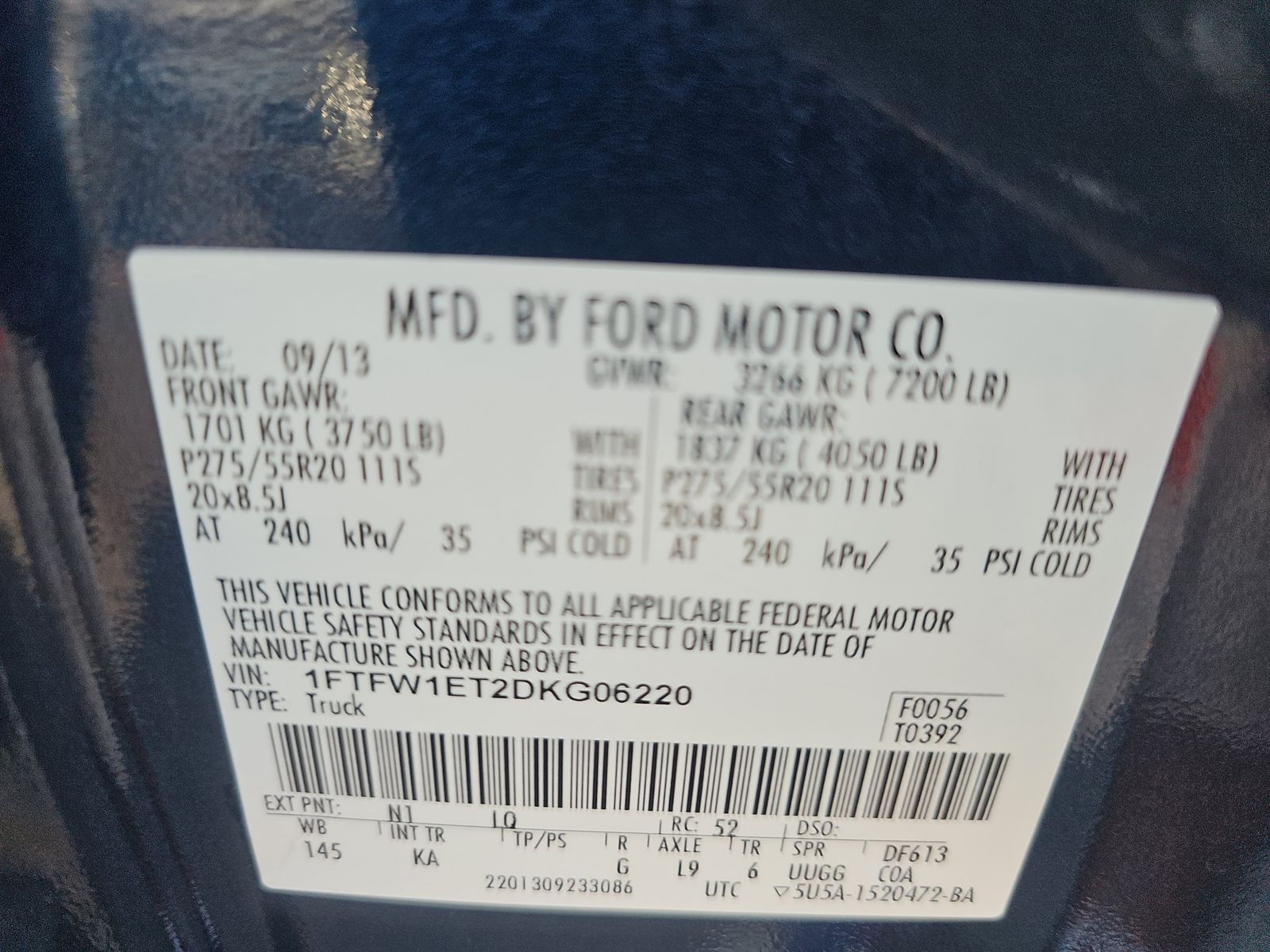 2013 Ford F-150 King Ranch AWD