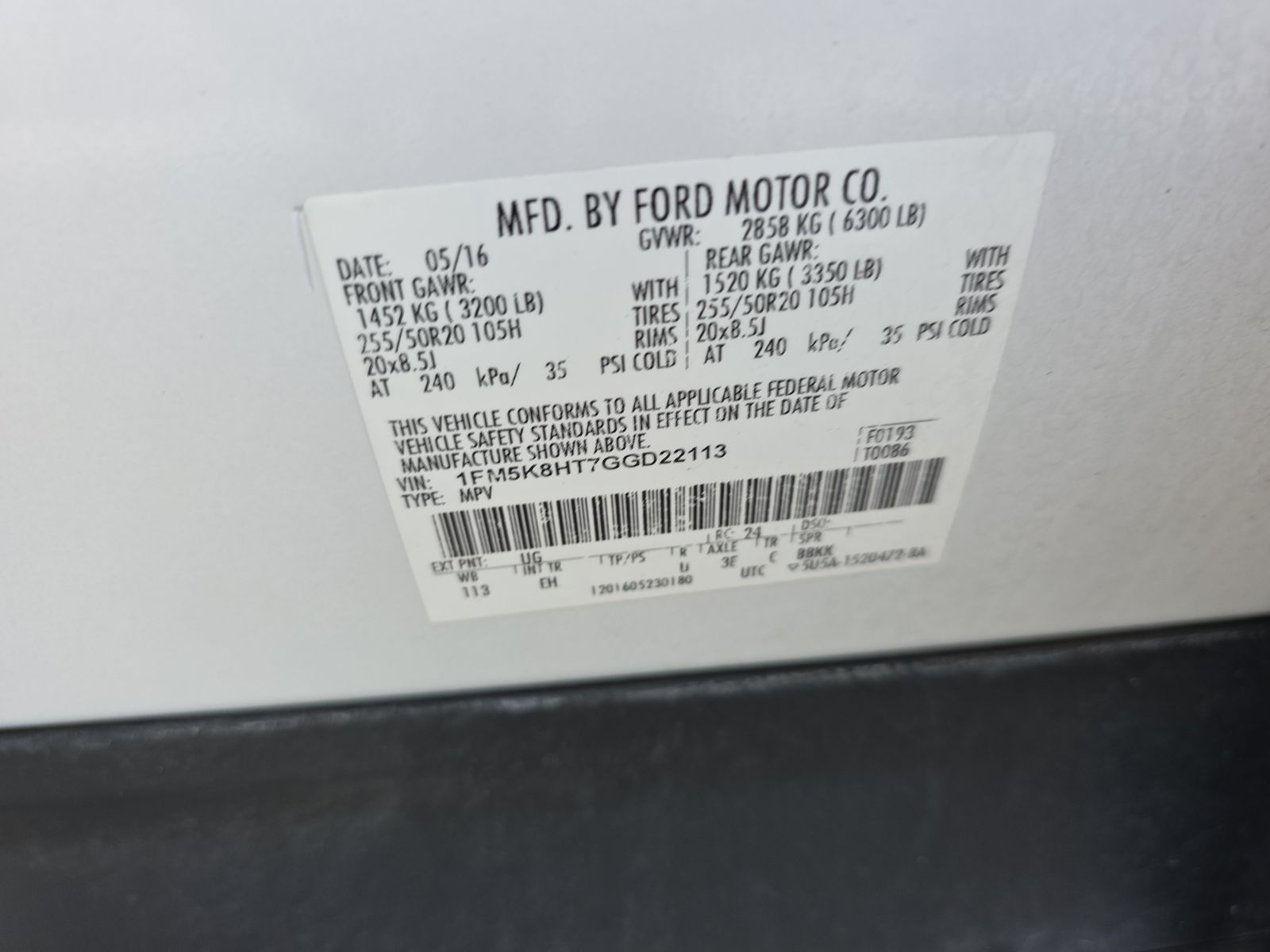 2016 Ford Explorer Platinum AWD