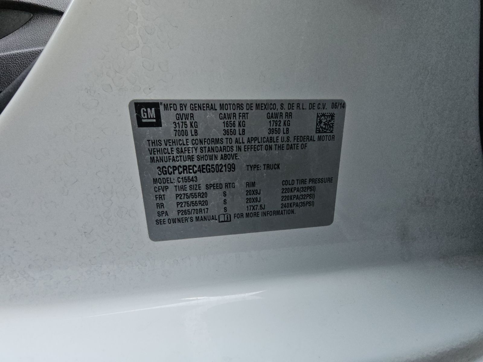 2014 Chevrolet Silverado 1500 LT RWD