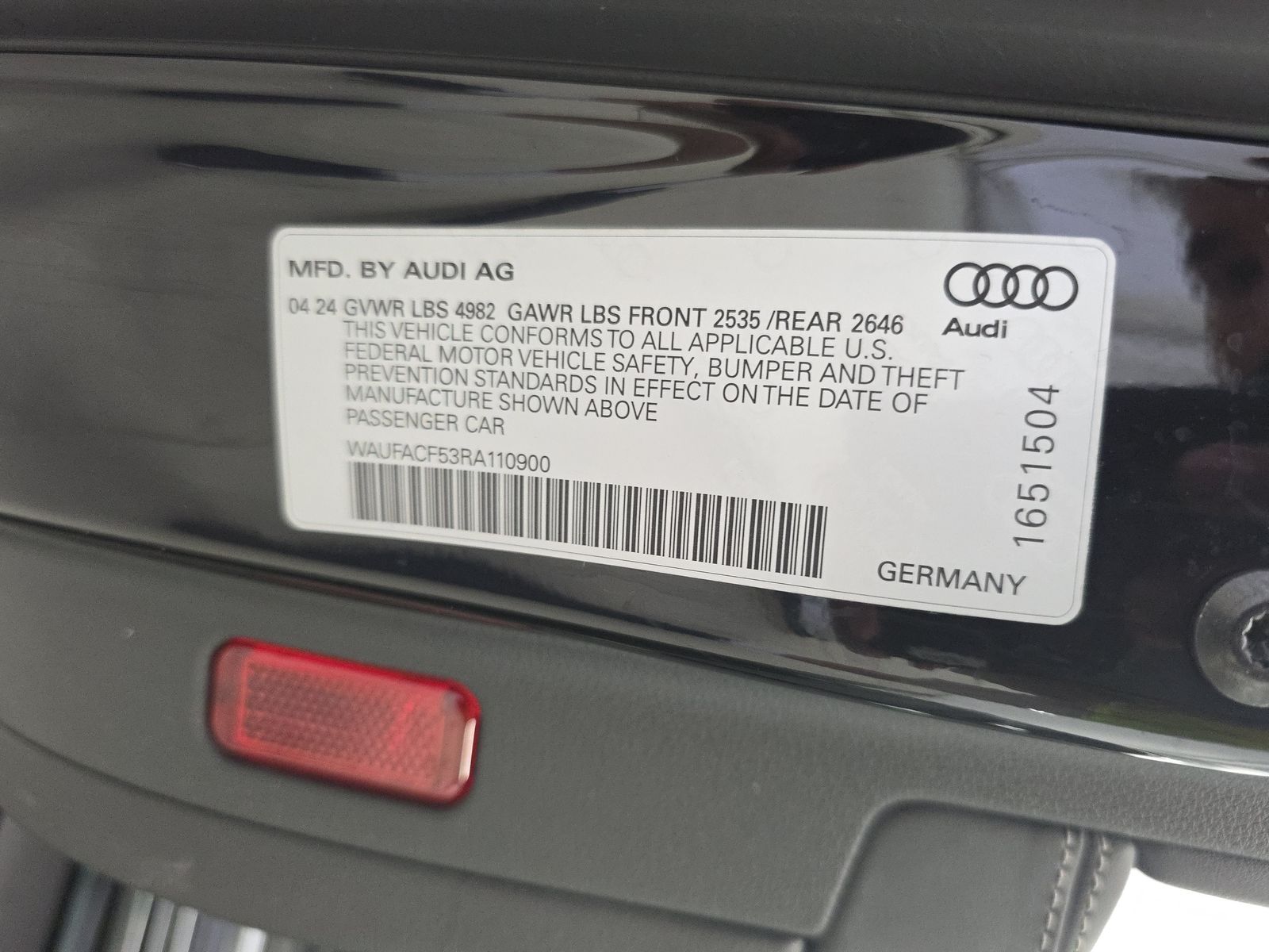 2024 Audi A5 S Line Premium Plus AWD