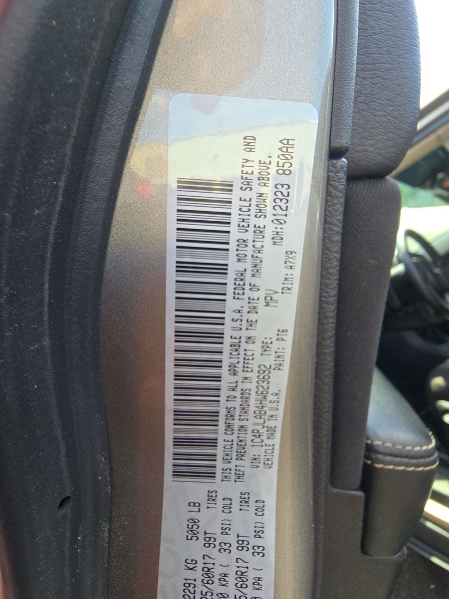 2017 Jeep Cherokee Sport FWD