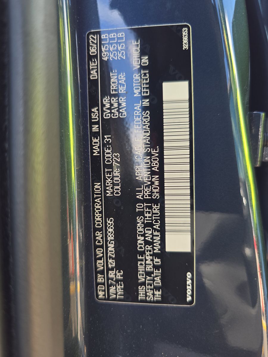 2022 Volvo S60 B5 Inscription FWD