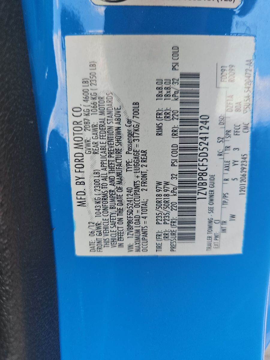 2013 Ford Mustang GT RWD