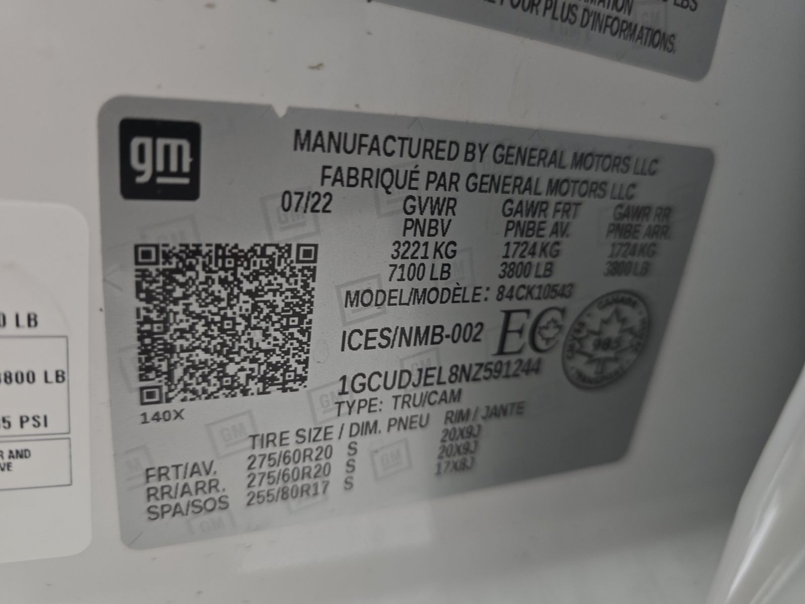 2022 Chevrolet Silverado 1500 High Country AWD