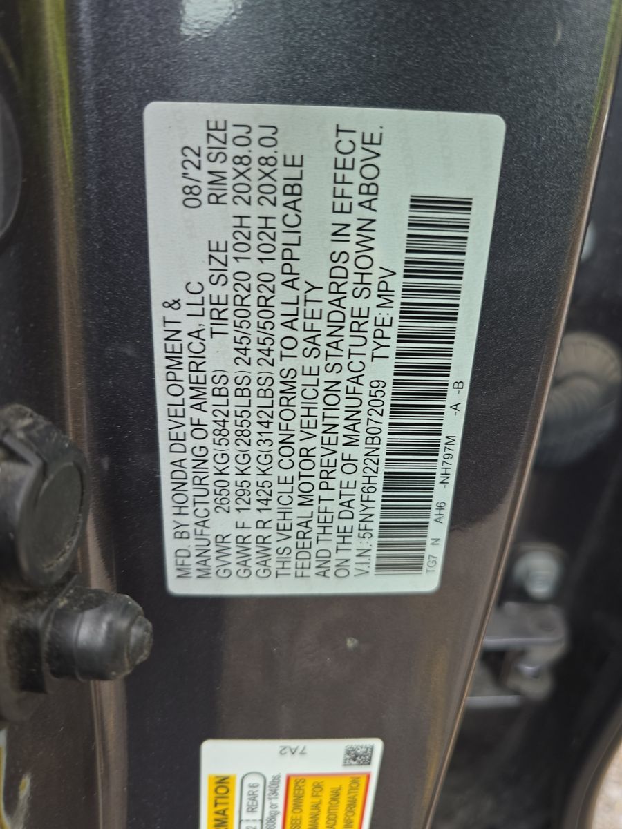 2022 Honda Pilot Special Edition AWD