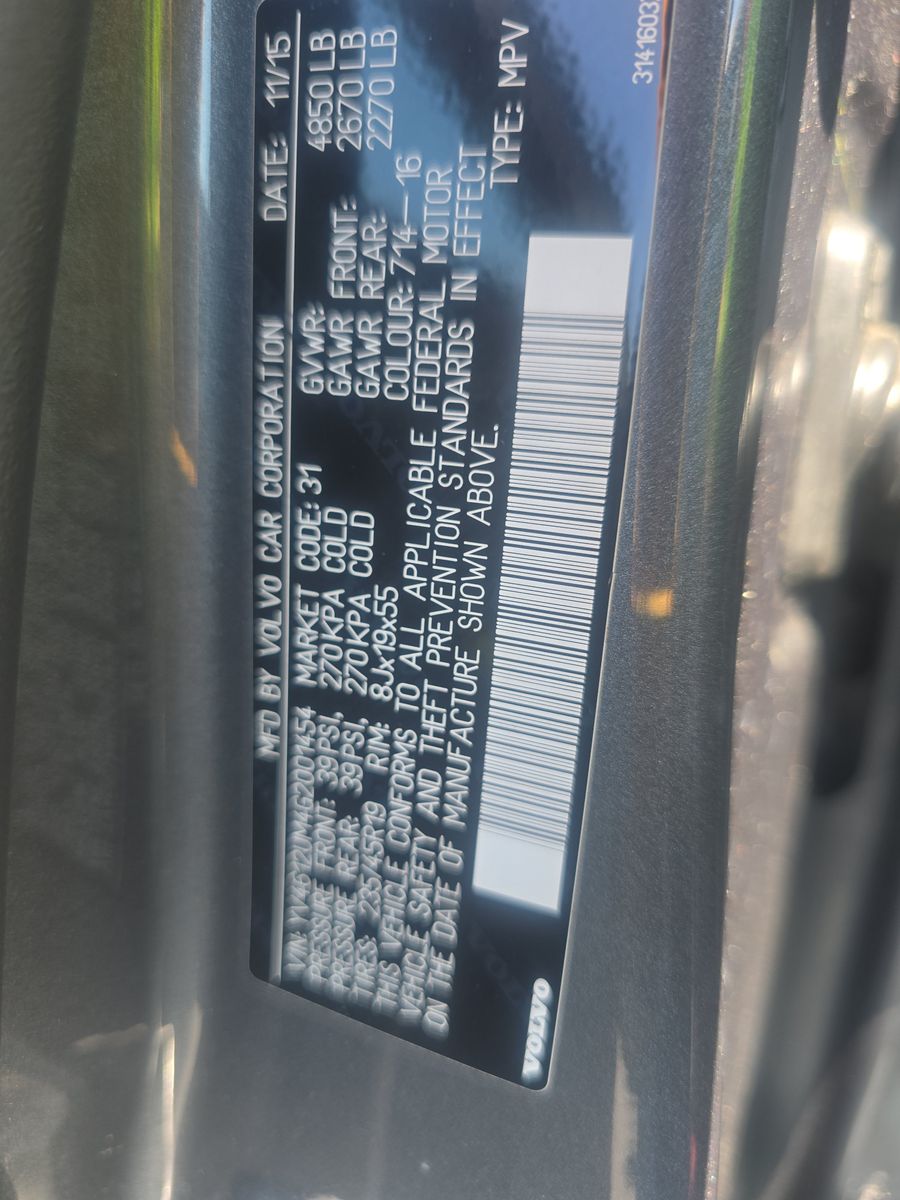 2016 Volvo S60 Cross Country T5 Platinum AWD