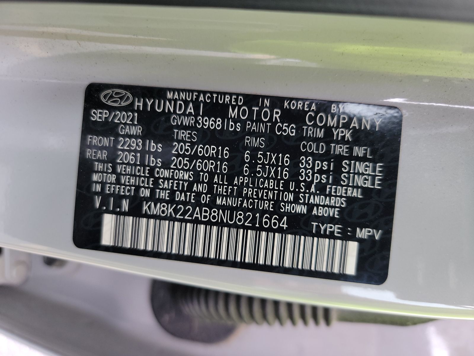 2022 Hyundai Kona SE FWD