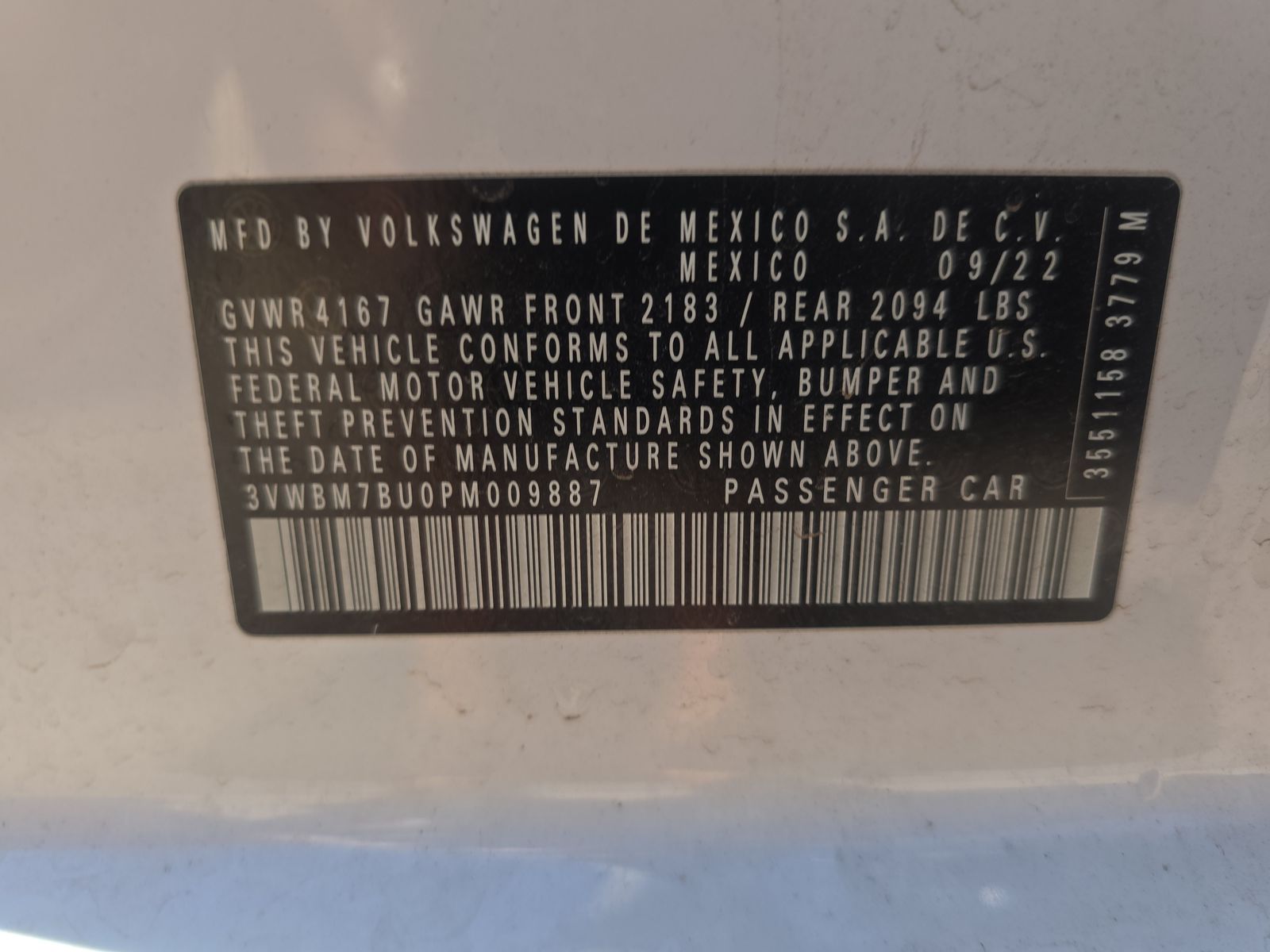 2023 Volkswagen Jetta 1.5T Sport FWD