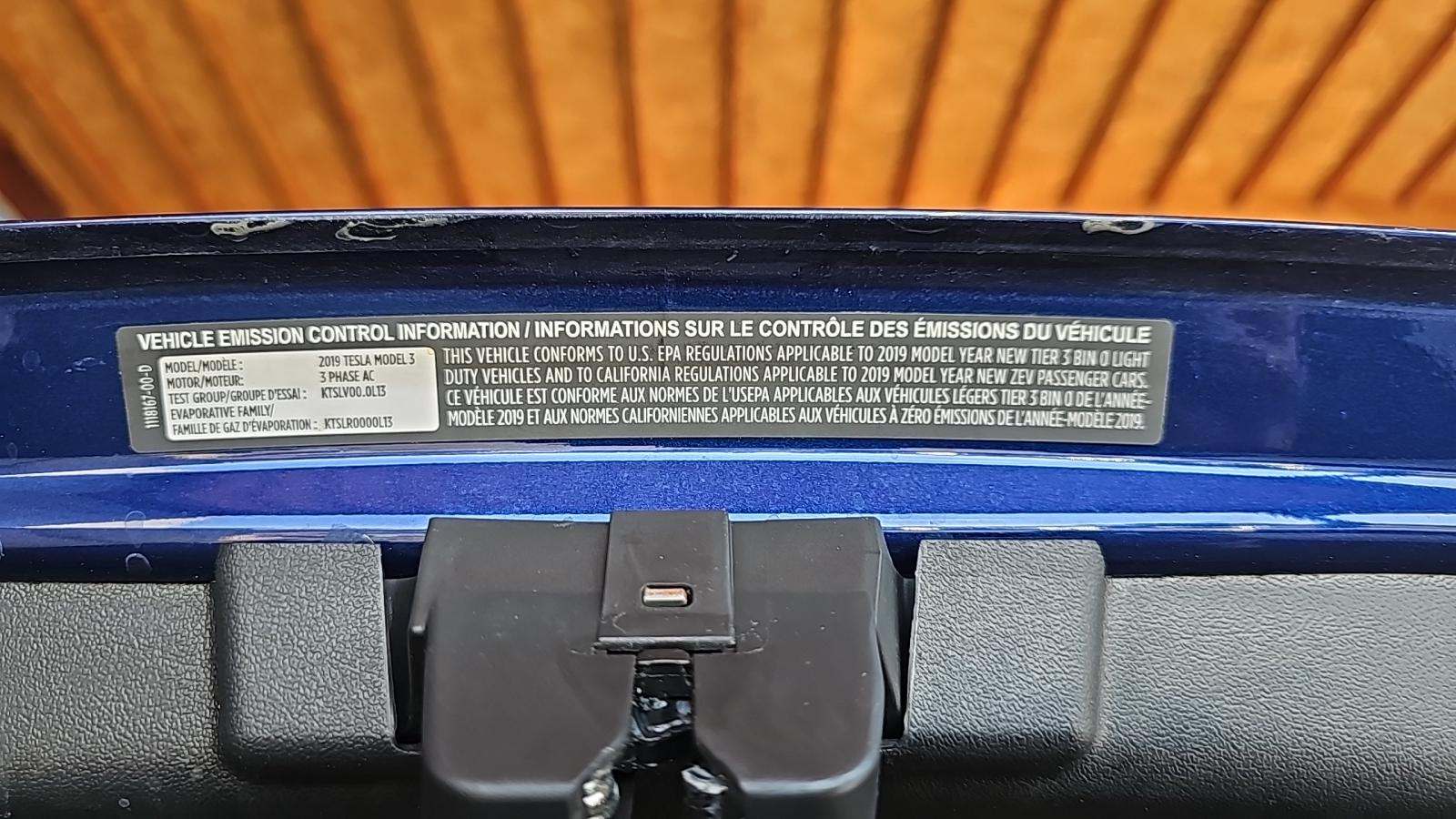 2019 Tesla Model 3 Standard Range RWD