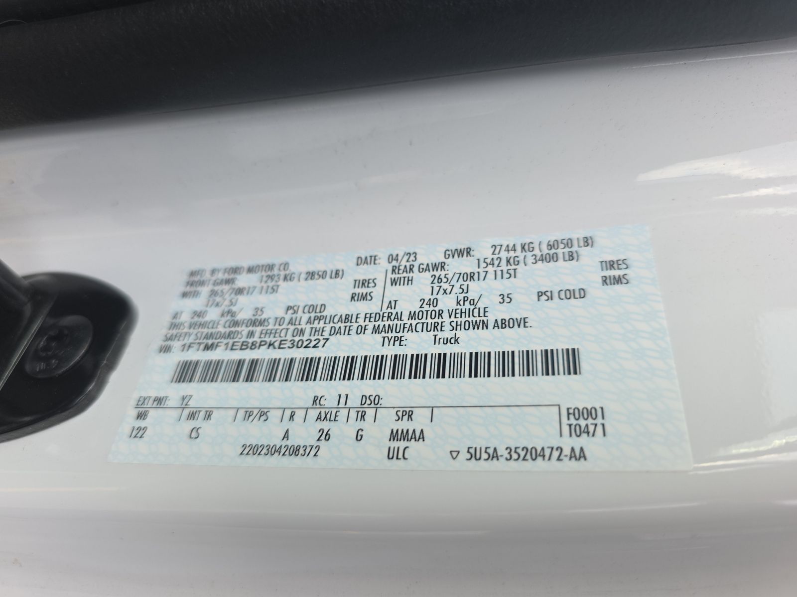 2023 Ford F-150 XL AWD